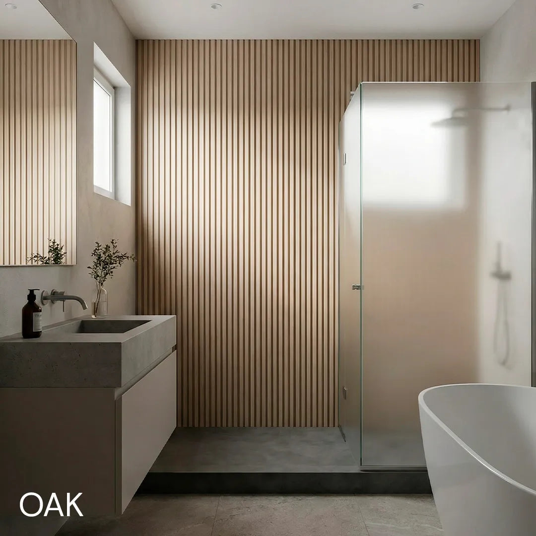 Peel & Stick Slat Wall Panel Rolls Kit