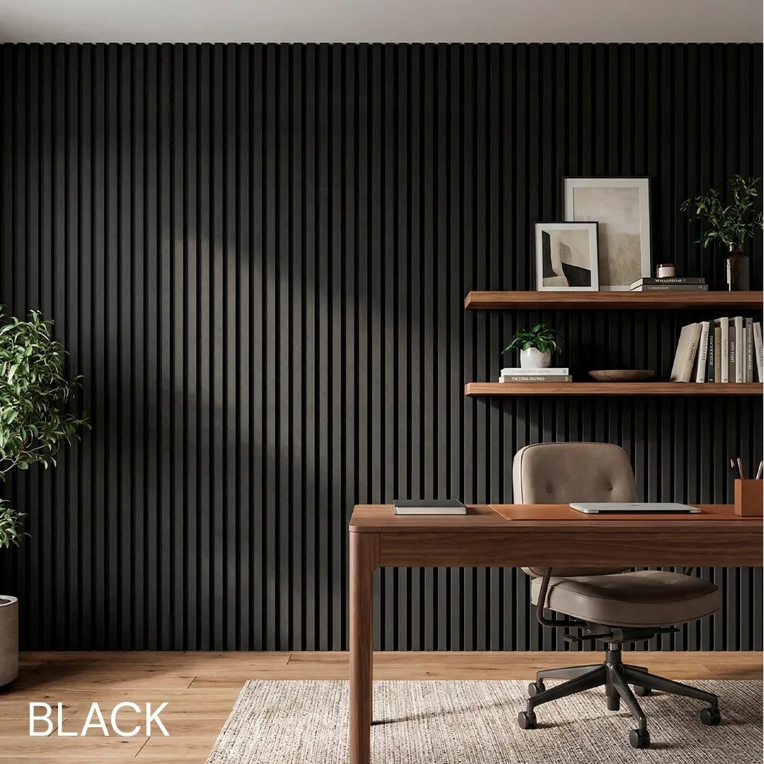 Peel & Stick Slat Wall Panel Rolls Kit